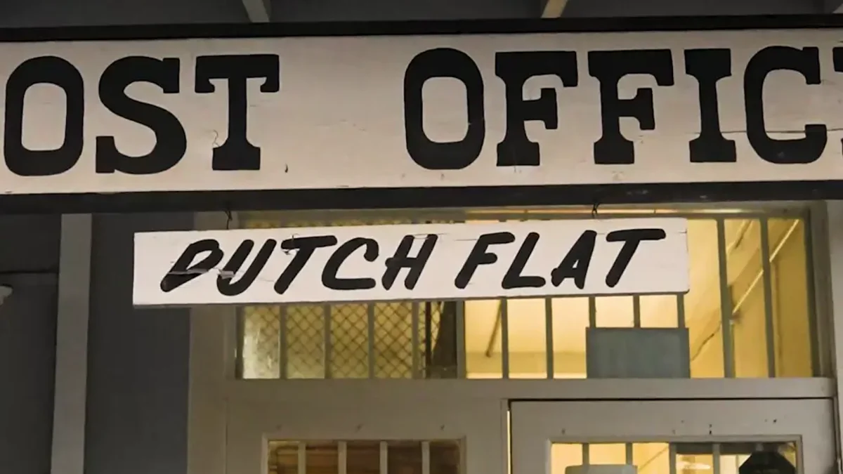 The Dutch Flat post office.