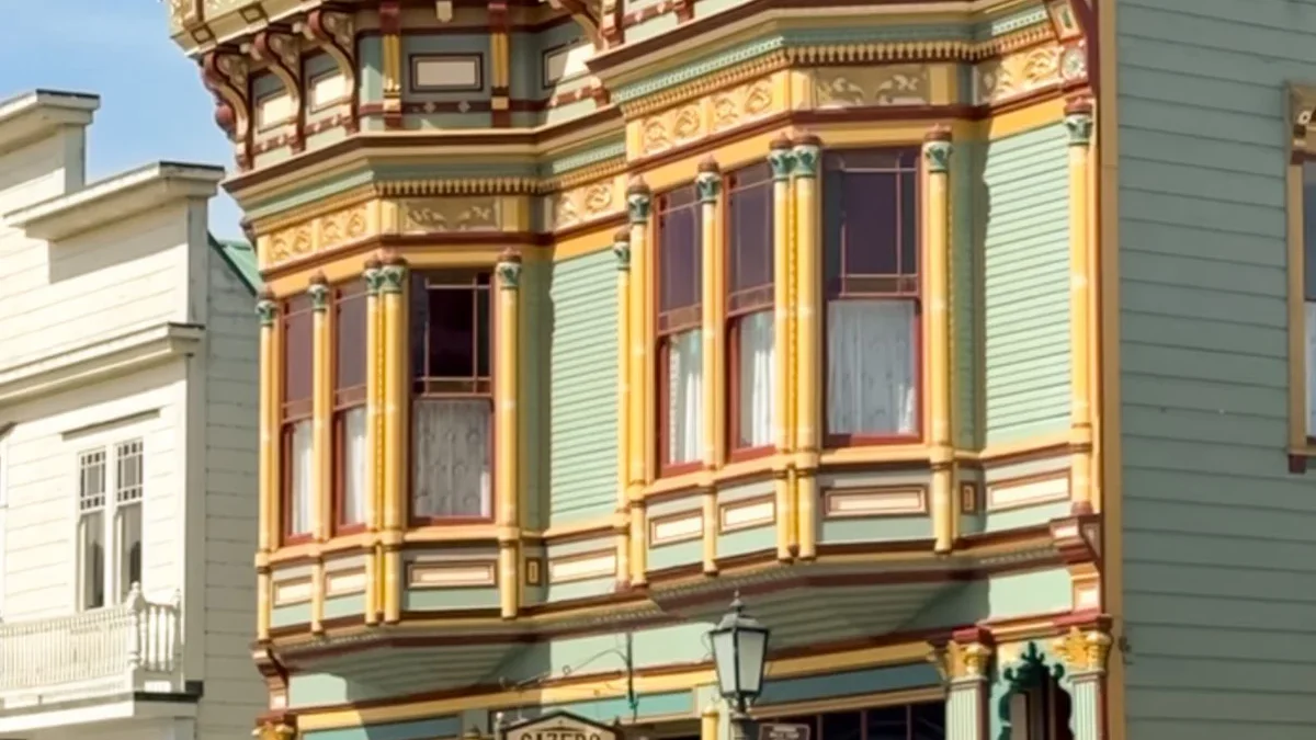 Ornate Victorian storefront in Ferndale