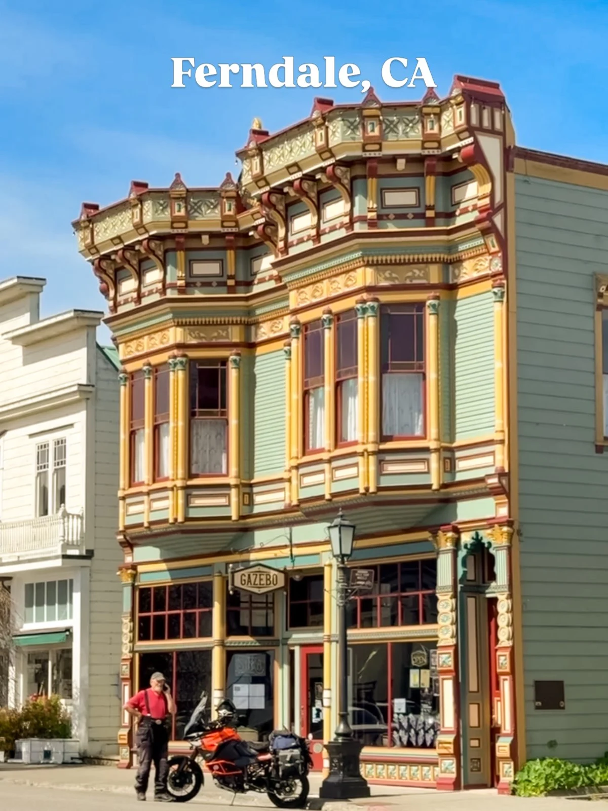 Ornate Victorian storefront in Ferndale
